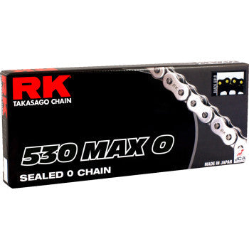 RK 530 Max O - Drive Chain - 130 Links - Black/Gold 530MAXO-130-BG