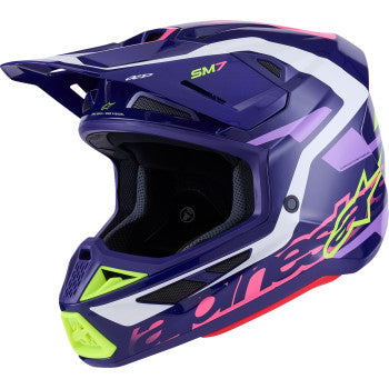 ALPINESTARS SM7 Helmet - Deed - Gloss Purple/Pink - 2XL 8302426-3142-XXL