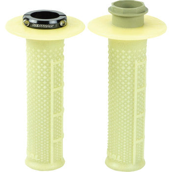 RENTHAL MX R-Works Lock-On Grips - Aramid - Taper Half Waffle G240