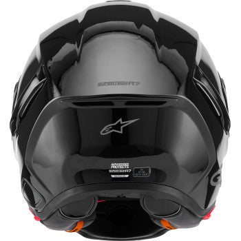 ALPINESTARS Helmet S-R7 Solid Bk Gloss Ece06/Dot M 8202126-1180-M