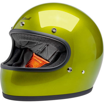 BILTWELL Gringo Helmet - Metallic Lime - Large 1002-392-504