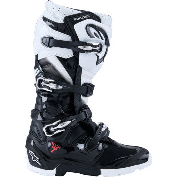 ALPINESTARS Tech 7 Enduro Boots - Black/White - US 16 2010426-12-16