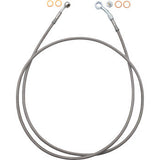 FAT BAGGERS INC. EZ Install Brake Line - 64" - Stainless Steel Braid 110064