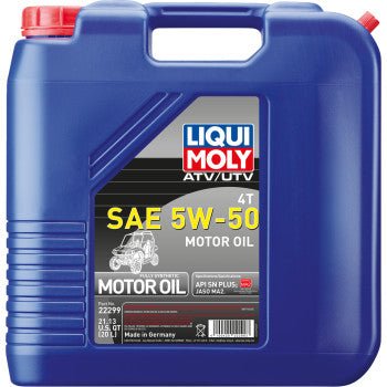 LIQUI MOLY ATV/UTV 4T Engine Oil - 5W-50 - 20 liter 22299