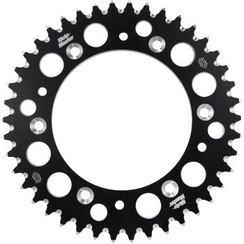 MOTO-MASTER 7075 Aluminum Rear Sprocket - 35 Tooth - Black - CX65 620242235