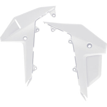 ACERBIS Side Panels - Lower - White - Honda CRF250R/CRF450R 2025 2986020002