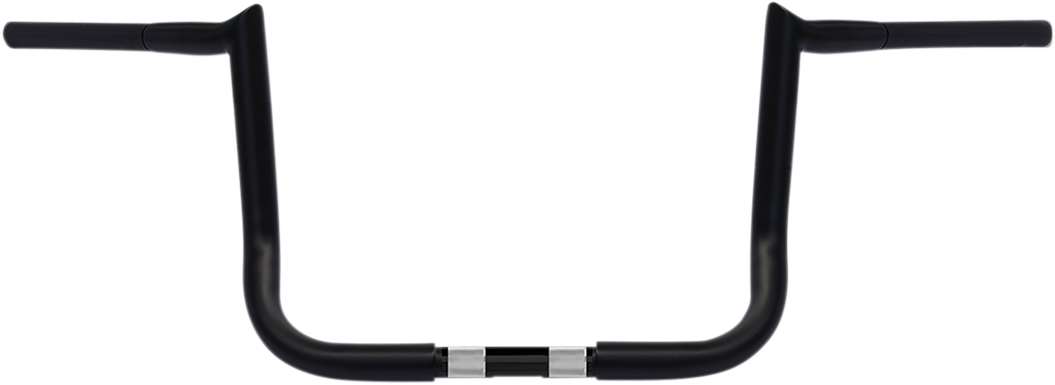 WILD 1 Handlebar - Bagger - Hooked - 12" - Black WO592B
