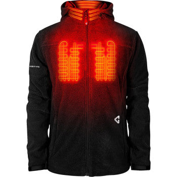 GERBING HEATED CLOTHING 7V Thermite Fleece Heated Jacket 2.0 - Black - 2XL GER-TFJKT-7V-M-B-XXL