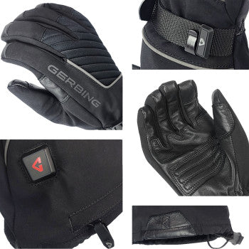 GERBING HEATED CLOTHING 7 V Atlas Ultra-Flex Battery Heated Gloves - Black - 2XL GERAFGV7VMXXL