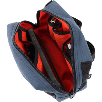 THRASHIN SUPPLY CO. Handlebar Bag - Blue THB-0023
