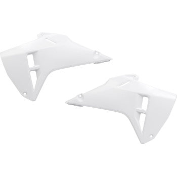 UFO Radiator Covers - White - Honda - CRF 250 R/RX HO05619#041