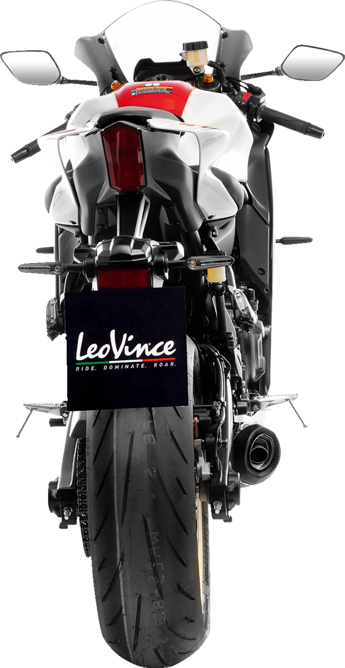 LEOVINCE LV One Evo Exhaust System - Carbon FIber YZF-R7/MT-07/ 2021-2024 14361E