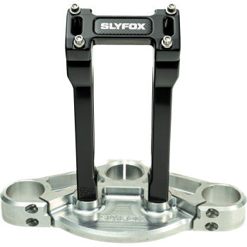 SLYFOX Handlebar Riser Kit - Straight - 1-1/8" Clamping - 8" Rise - Black SF-1003-08-B