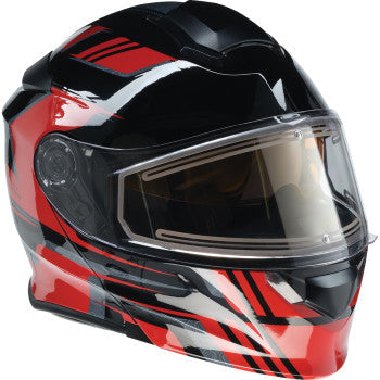 Z1R Solaris 2.0 Helmet - First Tracks - Electric - Dual Pane - Black/Red - XL 0120-0829