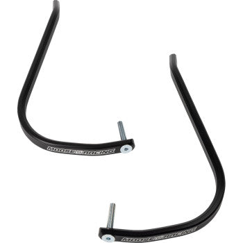 MOOSE RACING Evo 2 Black Debris Deflectors with Tapered Clamp Set 50-5218B