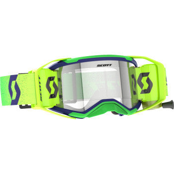 SCOTT Prospect 2.0 WFS Goggle - Roll-Off - Midnight Purple/Safety Yellow - Clear Works Lens 421474-7914113