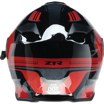 Z1R Solaris 2.0 Helmet - First Tracks - Electric - Dual Pane - Black/Red - Large 0120-0828