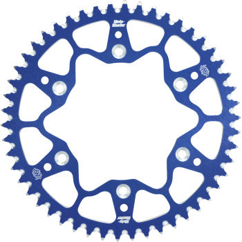 MOTO-MASTER 7075 Aluminum Rear Sprocket - 46 Tooth - Blue - Suzuki/Yamaha 620042446