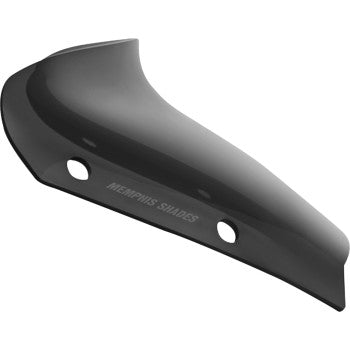 MEMPHIS SHADES Spoiler Windshield - 2" - Dark Black Smoke - FLHX MEP88610