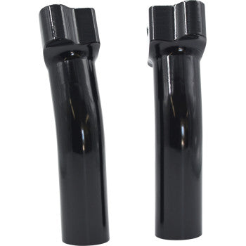 WILD 1 Chubby® Billet Risers - Pullback - 5-1/2" - Gloss Black WO527GB