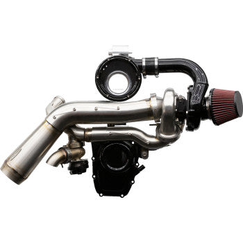 TRASK Tornado Turbo Kit - Stage 2 - Stainless with Black Aluminum - Gen 1 M8  TM-7610