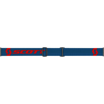 SCOTT Split OTG Goggle - Dark Blue/Neon Red - Clear Works Lens 285537-7698113