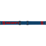 SCOTT Split OTG Goggle - Dark Blue/Neon Red - Clear Works Lens 285537-7698113