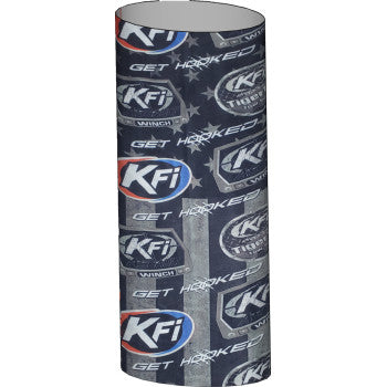 KFI PRODUCTS Face Mask with KFI Logos - Black FM-BLK