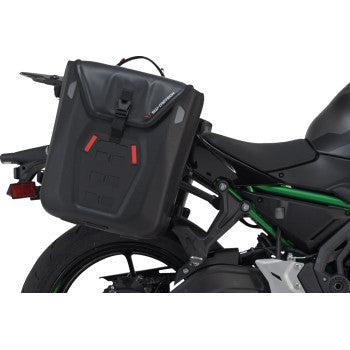SW-MOTECH SysBag Side Bag System - Black - Kawasaki EX650 Ninja/Z650 '16-'24 BC.SYS.08.866.31001B
