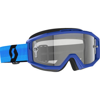 SCOTT Split OTG Goggle - Blue/Black - Clear Works Lens 285537-1034113