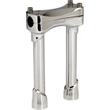 BILTWELL Murdock Handlebar Risers - 8" - Chrome 6403-105-08