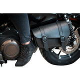 WILLIE & MAX LUGGAGE Blackjack Swingarm Bag - Black - Triangulated - Left 59919-00