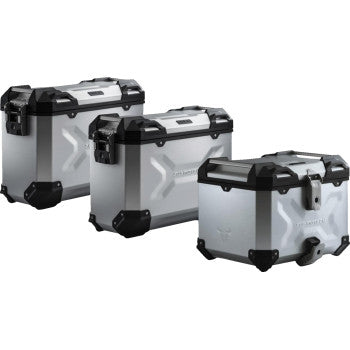 SW-MOTECH Adventure Luggage System - Silver - Honda NC750 '20-'24 ADV.01.841.75000/S