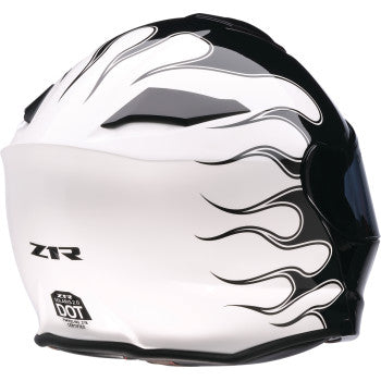 Z1R Solaris 2.0 Modular Helmet - Flame - Black/White - XS 0100-2658