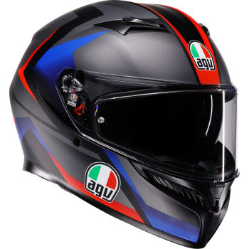 AGV Helmet K3 Striga Matte Black/Blue/Red 2x 2118381004-024-XXL