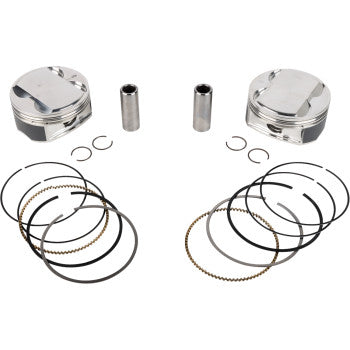 JE PISTONS Piston Kit - 4.125" Bore - 4.500" Stroke - 12.0:1 CR - 114" M8 398762