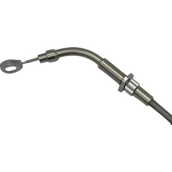 FAT BAGGERS  EZ Install Upper Clutch Cable - FLTR/FLHX '21-'23 - +10" - Braided 118010
