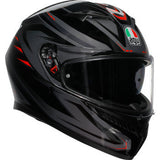 AGV K3 Helmet - Syth - Black/Red - XL 2118381004-021-XL