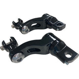 DRAG SPECIALTIES Passenger Peg Mount - Adjustable - Black 1620-2513