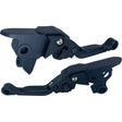 POWERSTANDS RACING Lever Set - Anthem - Pro - Harley Davidson - Black 12-03652-22