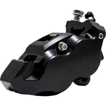 PERFORMANCE MACHINE (PM) Caliper - 137 X 4B - Left - Black Anodized with Black Bore Caps 0053-2957-MB