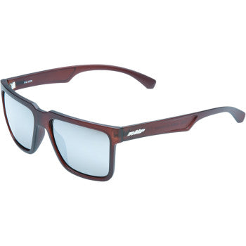 FMF The Don Sunglasses - Matte Crystal Rootbeer - Silver Mirror Lens  F-61506-252-01