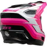 Z1R Dirt Maxx Helmet - Vortex - Pink/White - Large 0110-9343