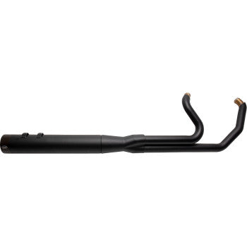 S&S CYCLE 2-into-1 Sidewinder Exhaust System - 50 State - Black - Touring '07-'16 550-0772