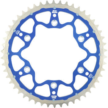 MOTO-MASTER Fusion Series Dual Ring Rear Sprocket - 51 Tooth - Blue 620073451