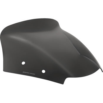 MEMPHIS SHADES Spoiler Windshield - 6" - Dark Black Smoke - FLTR MEP88410