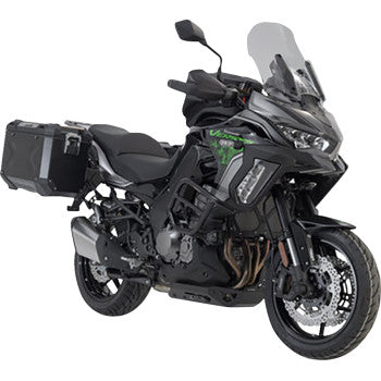 SW-MOTECH TRAX ADV Aluminum Case System - Black - Kawasaki Versys 1000 '18-'23 KFT.08.922.70001/B