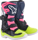 ALPINESTARS Tech 3S Boots - Black/Blue/Pink - US 12 2014518-1176-12