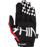 THRASHIN SUPPLY CO. Go Fast Stealth Gloves - Red - 2XL SV1-18-12