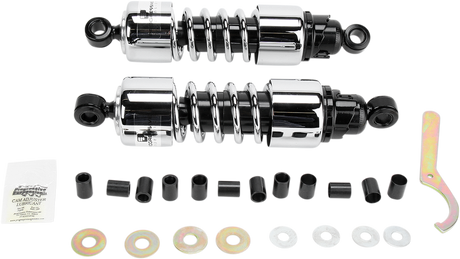 PROGRESSIVE SUSPENSION Shocks - 412 Cruiser Series - Chrome - 11.5" - Heavy Duty 412-4201C